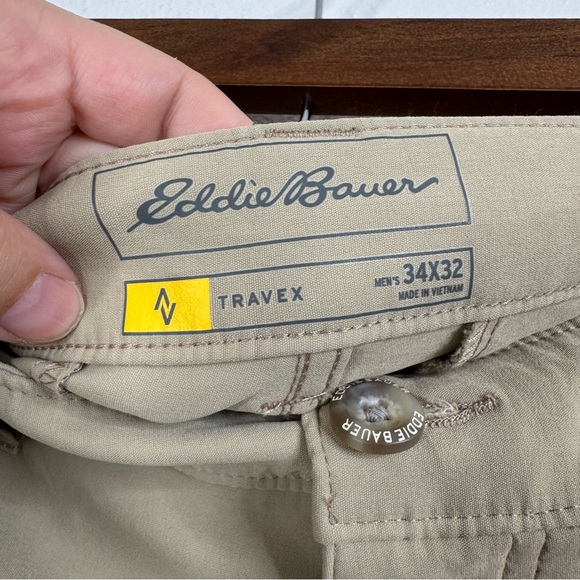 Eddie Bauer Men’s Tan Travex Pants‎ Size 34x32 - Picture 5 of 7